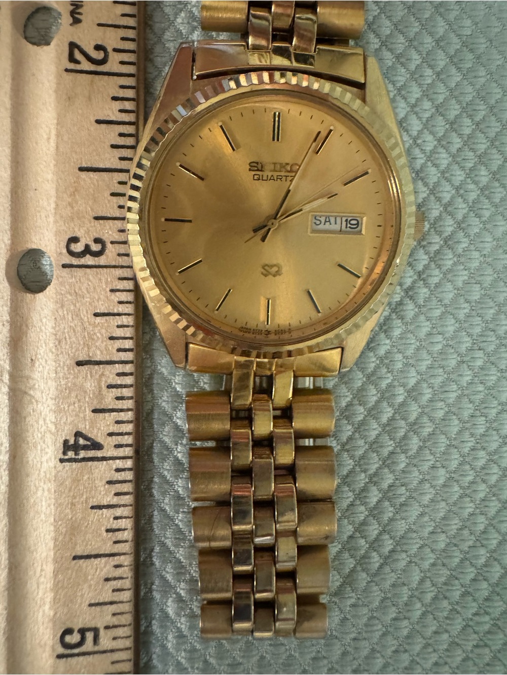 Seiko Gold-Tone Men's Day-Date Presidential Watch - Picture 4 of 14